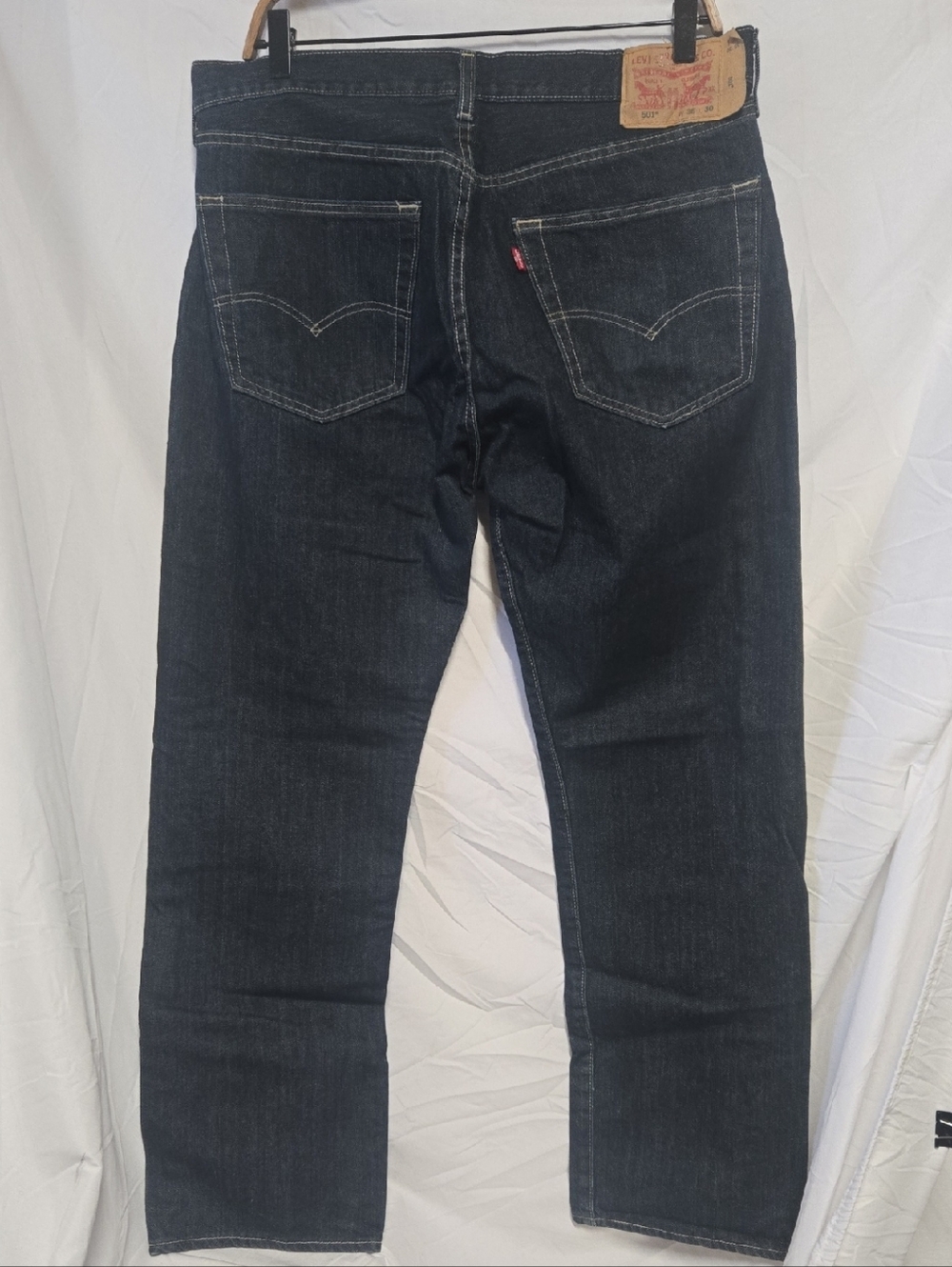 Levi's 501 35x30 Men's Indigo Straight-Leg Jeans
